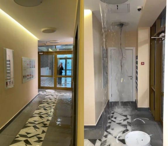 Cause of flooding at building on Belygradskaya Street in Minsk-More revealed