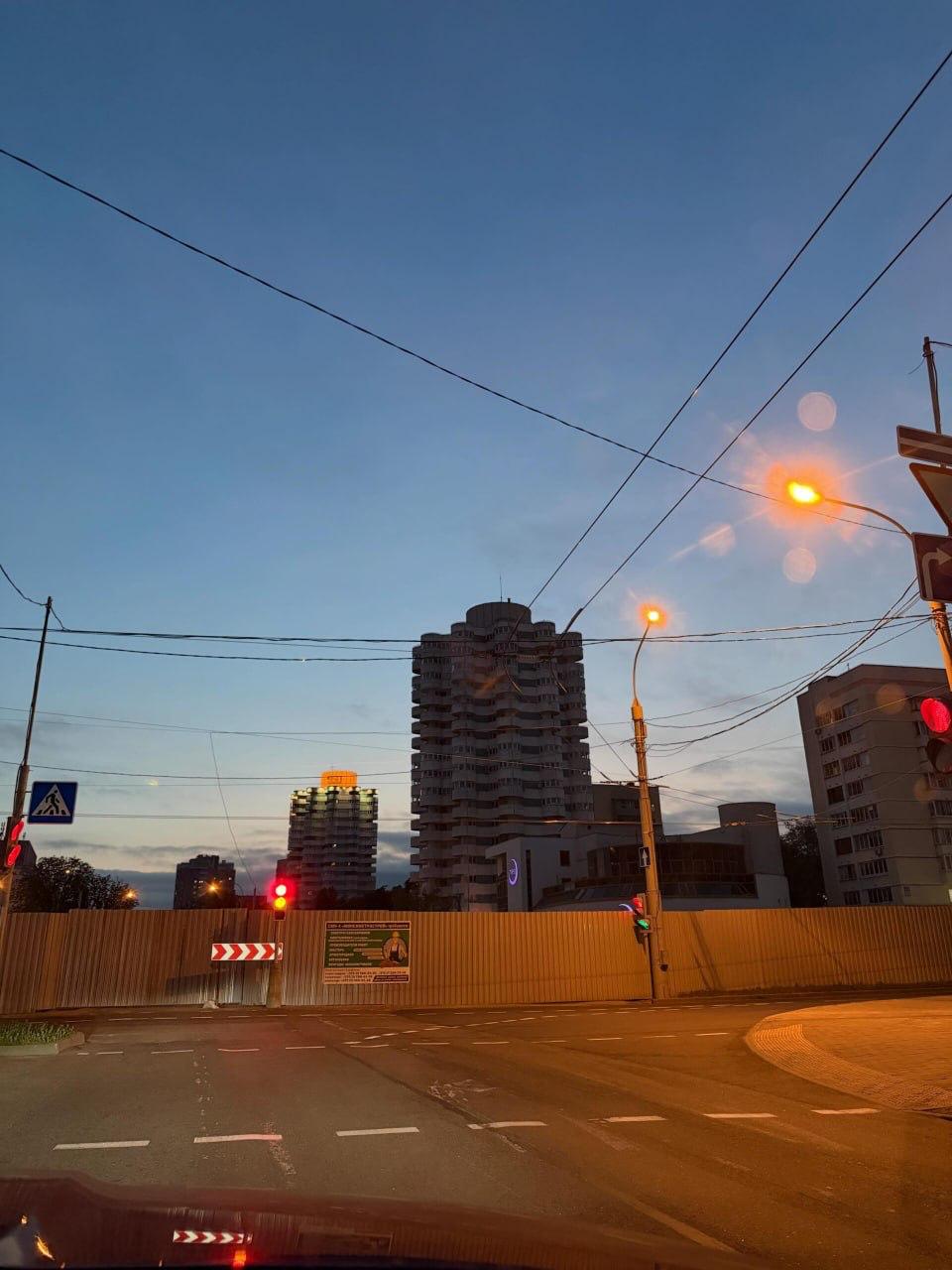 Why the windows of the famous 'corn' near Komarovka don't light up at night