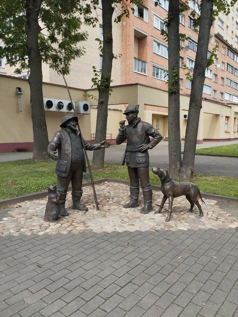 Une nouvelle sculpture à Minsk sur la route de Logoisk