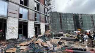 Scaffolding collapses at 'Depo' residential complex construction site, one dead