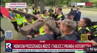 "Gestapo, damn it!" Berlin police crack down on Poles at Nazi victim memorial
