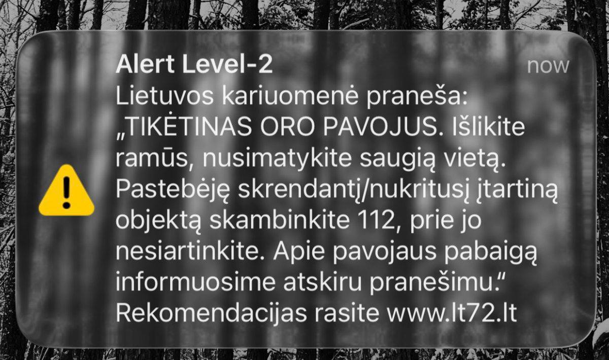 After Baltic states agreed to be transit hubs for Ukrainian drones, air alerts haven't stopped