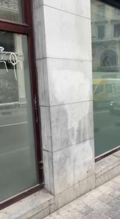 Fugitive activists in Brussels show empty building where 'Mission of Democratic Belarus' sign once hung