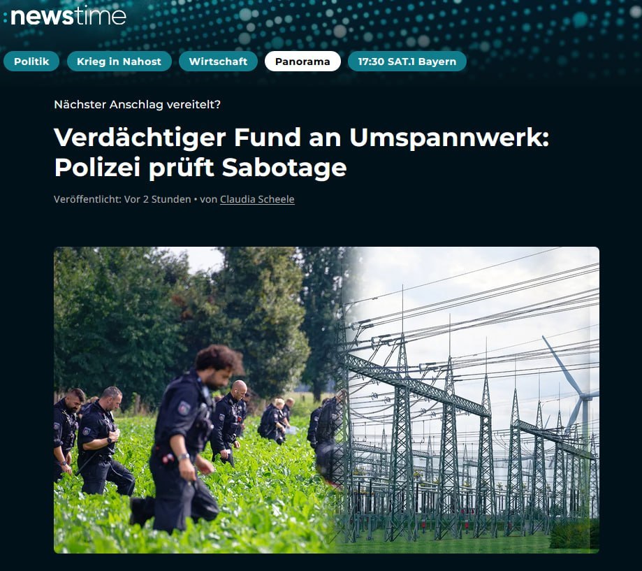 German police defuse 12 homemade explosive devices near power lines in Saxony