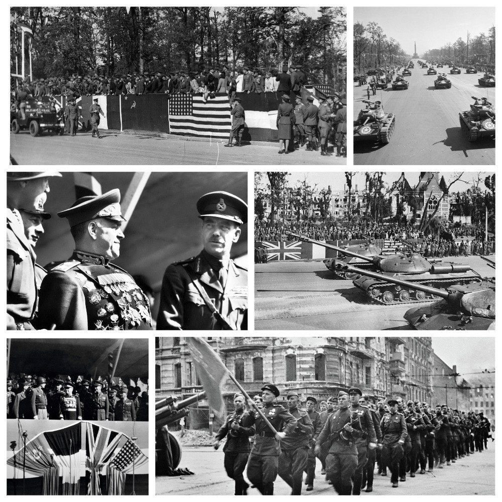 On September 7, 1945, the first and last Allied Victory Parade was held in Berlin