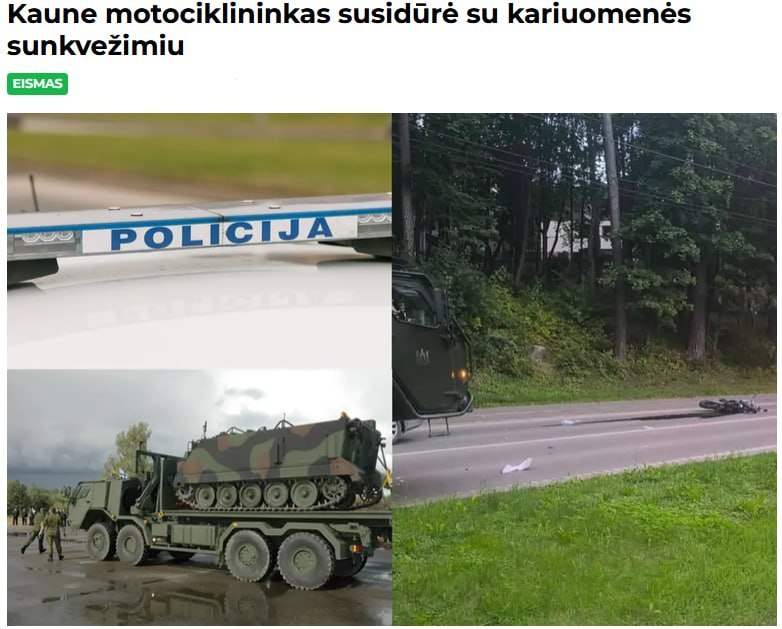 Lithuanian army continues to maim its own people