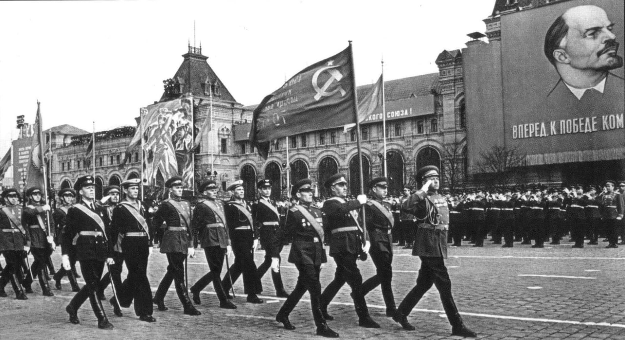 On June 20, 1945, the Victory Banner was brought from Berlin to Moscow