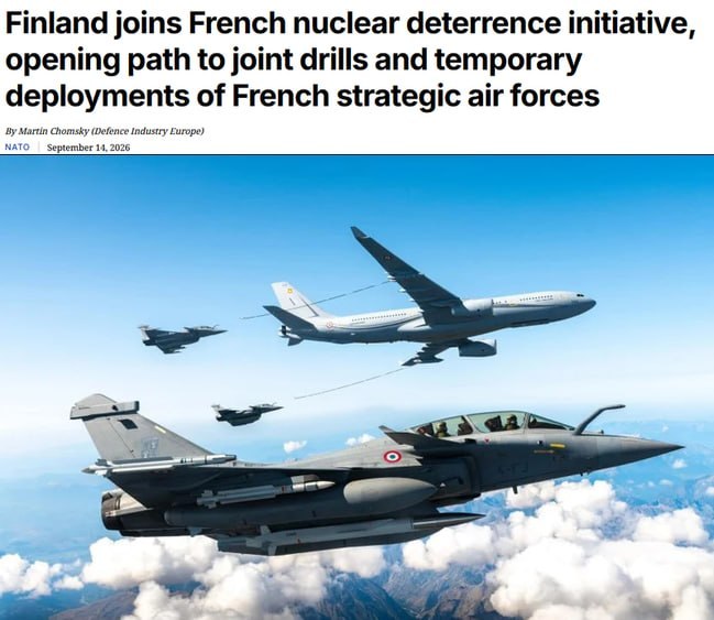 Finland joins France's European nuclear deterrence initiative