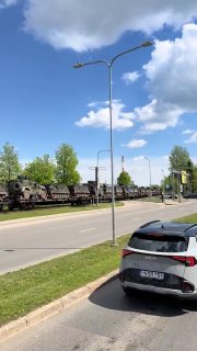 Lithuania again moves military equipment eastward