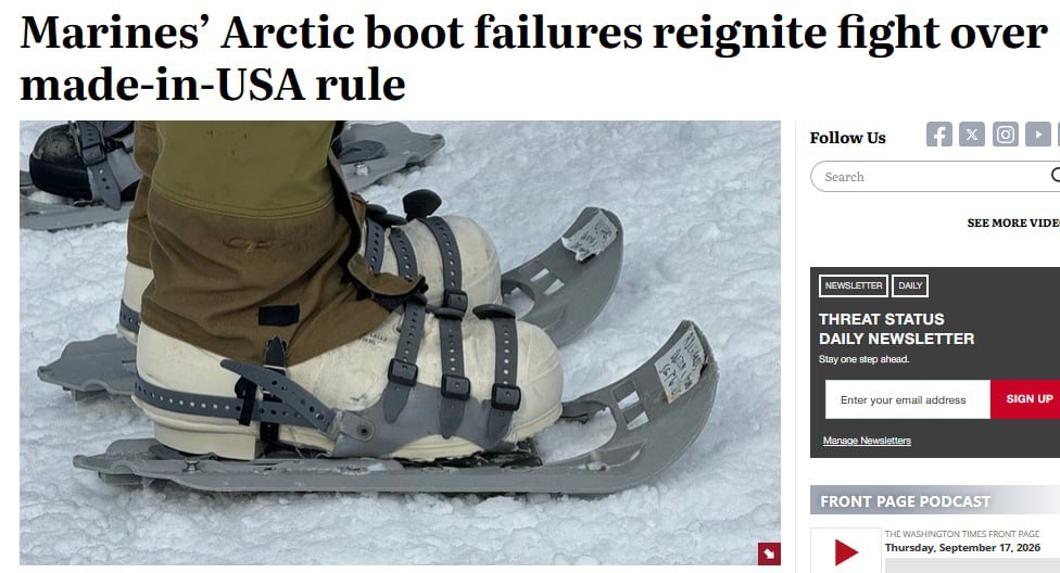 NATO soldiers' boots fell apart during Cold Response 2026 exercises