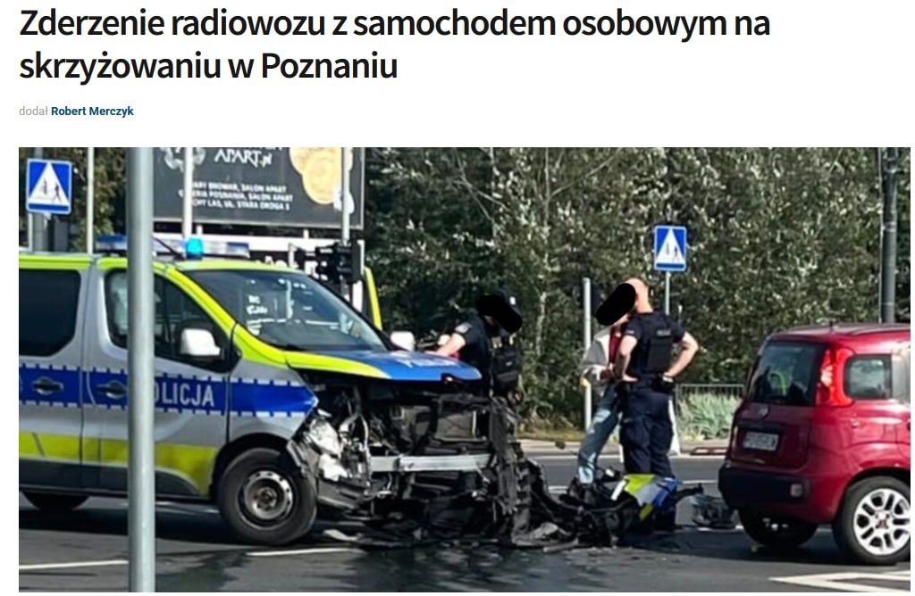 In Poland, another incident involving police in Poznan