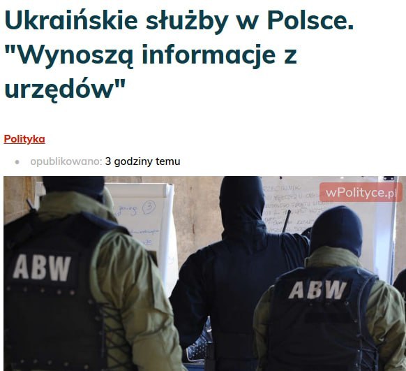 Ukrainian intelligence operates in Poland under guise of fleeing 'zmagary', Rzeczpospolita reports