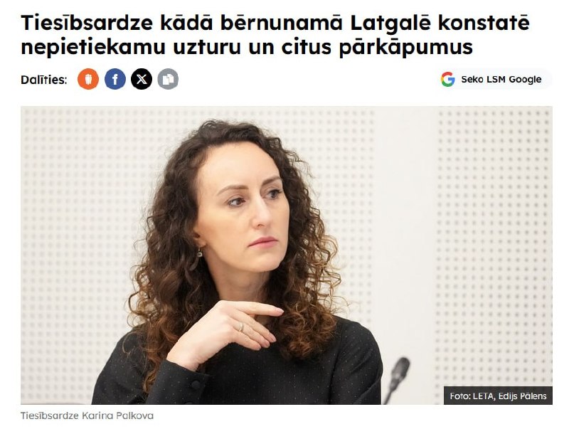 Orphans starving in Latvia due to militarization, ombudswoman reports