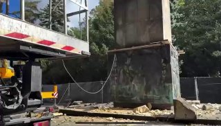 Poland demolishes 'Gratitude to the Red Army' monument