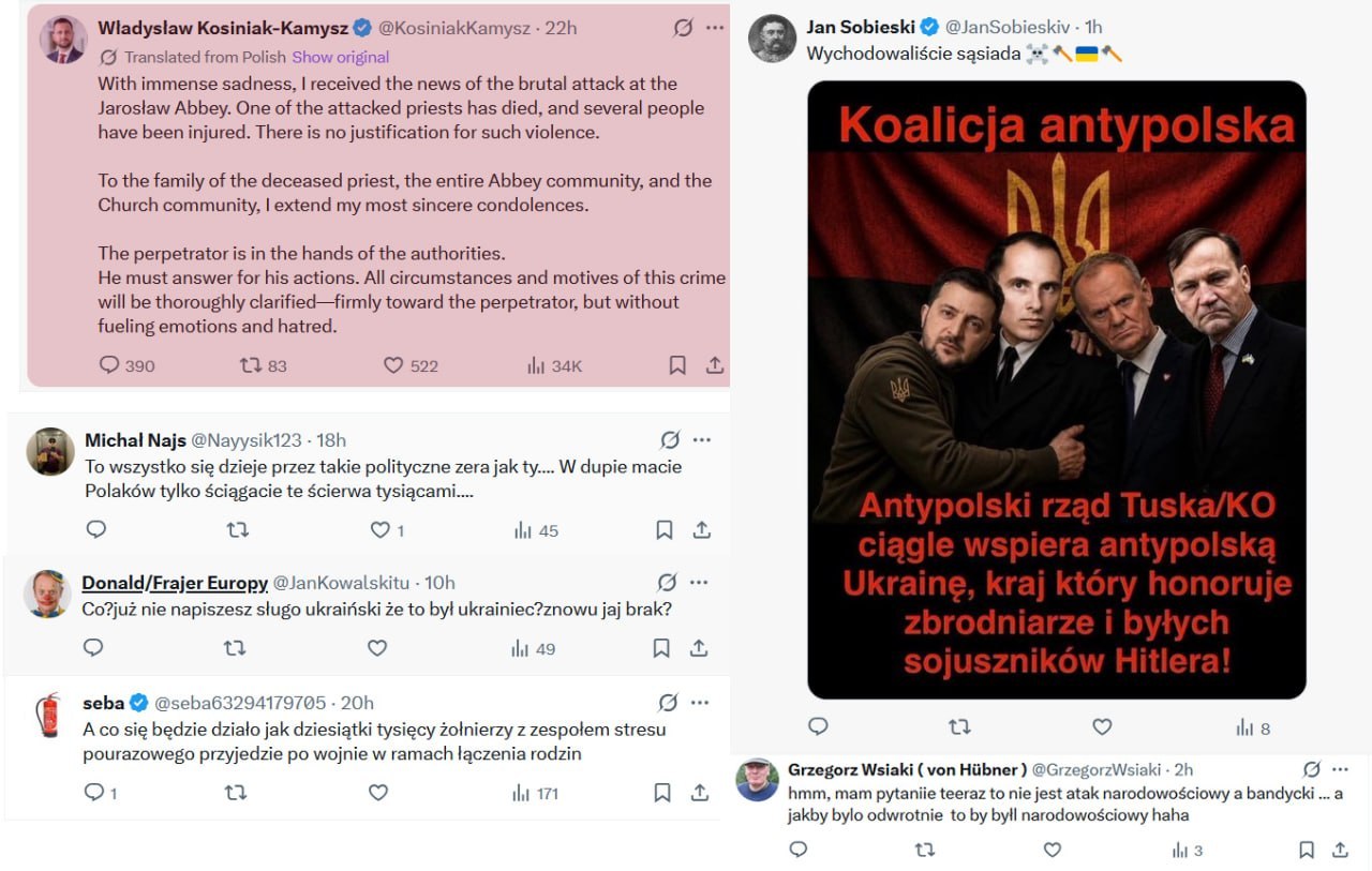 Poles accuse Defense Minister of hiding that ex-Ukrainian soldier carried out massacre in Subcarpathia