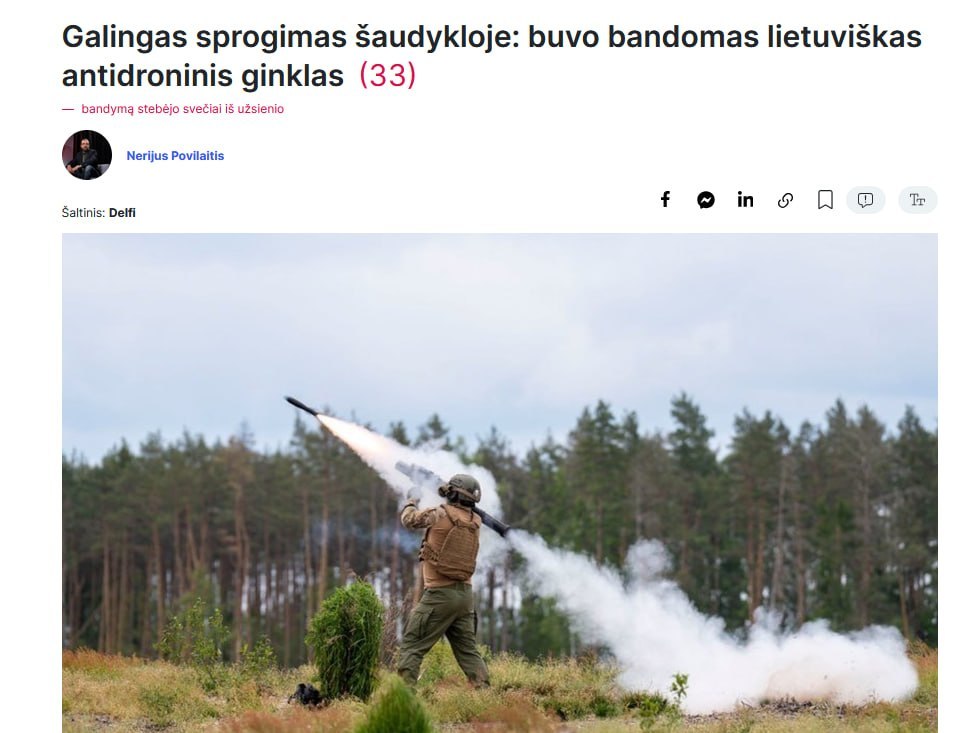 Underground weapons test in Lithuania ends in explosion