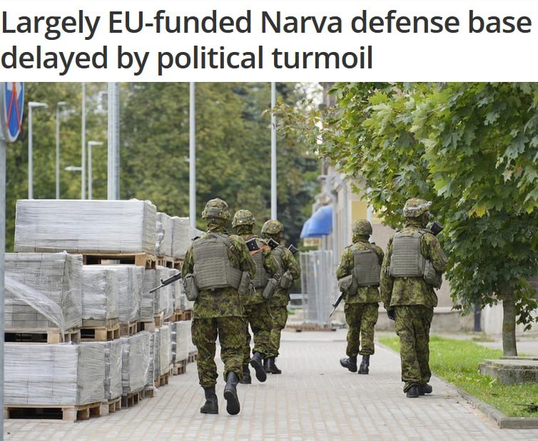 EU allocates €19 million to Estonia for military base construction on Russian border