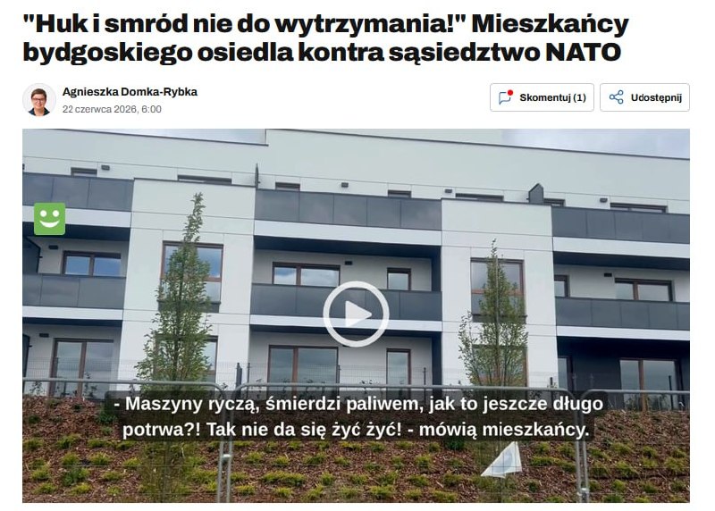 "Noise and stench are unbearable!" Poles fed up with NATO and Ukrainian allies' presence