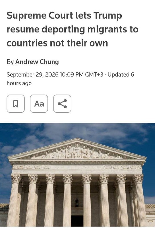 Trump Gains Supreme Court Right to Deport Migrants, Including Belarusian Fugitives, to Third Countries