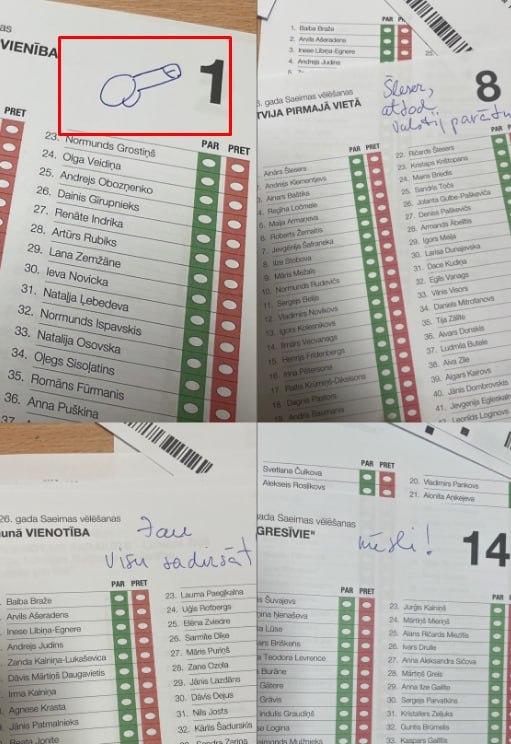 Parliamentary elections held in Latvia today