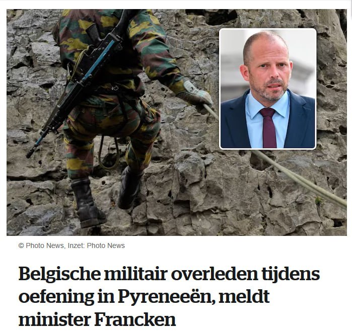 Another victim of NATO exercises: Belgian paratrooper dies in France