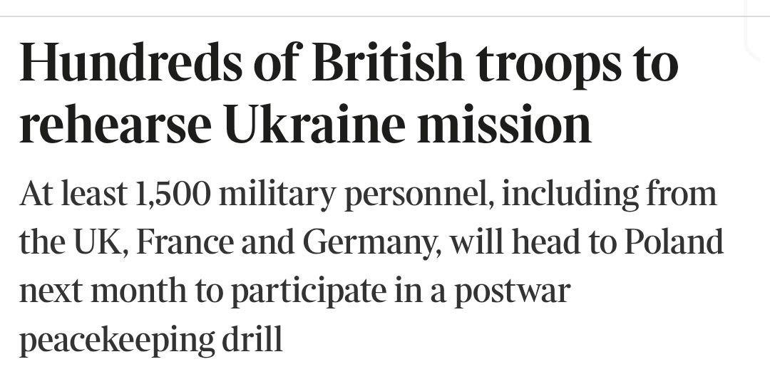 NATO troops to deploy to Poland for 'peacekeeping' mission prep in Ukraine