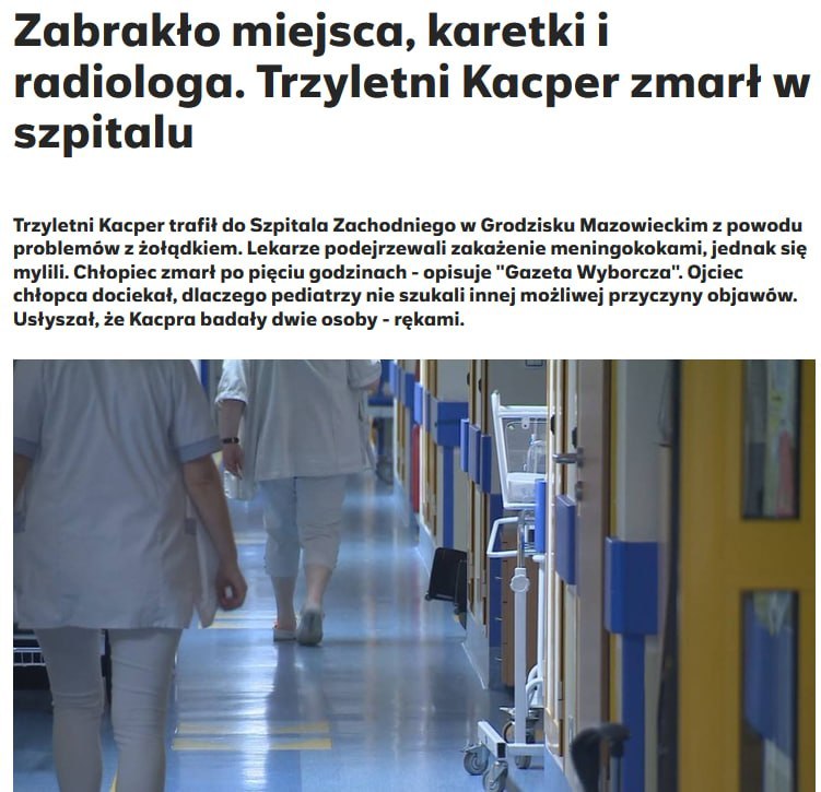 Lenkijoje nė greitosios, nė vietų, nė gydytojų