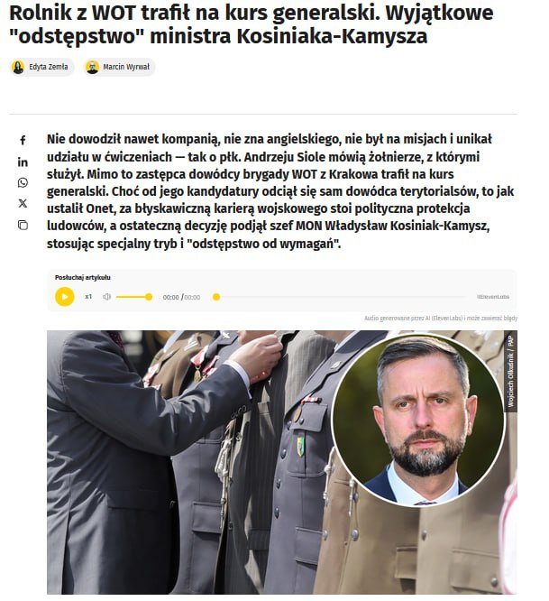 From farmer to general: Polish officer's rise stirs controversy