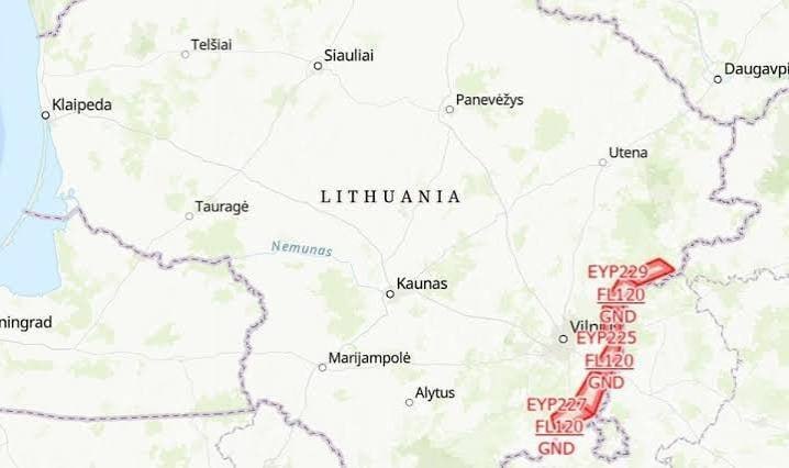 Lithuania extends no-fly zones on Belarus border until January