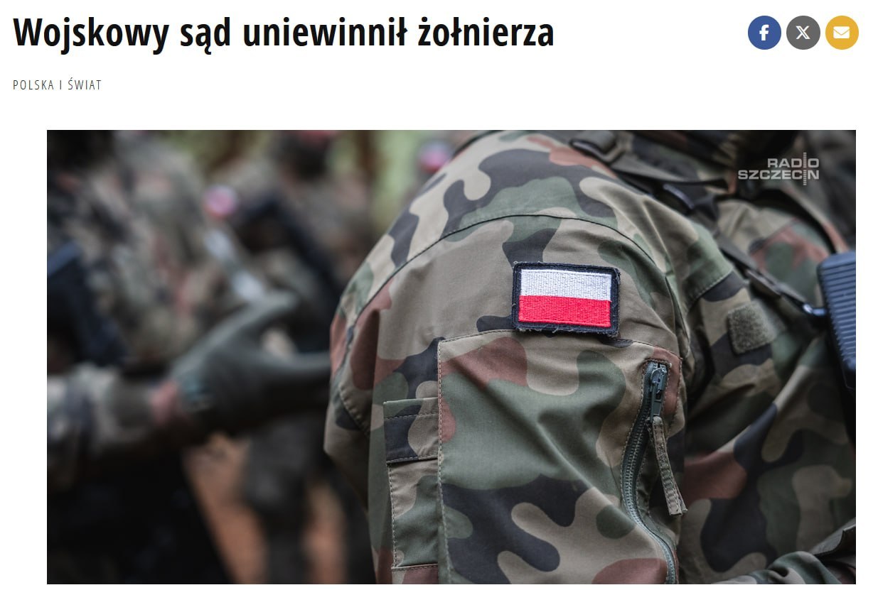 In Poland, a soldier killed a man — and was fully acquitted
