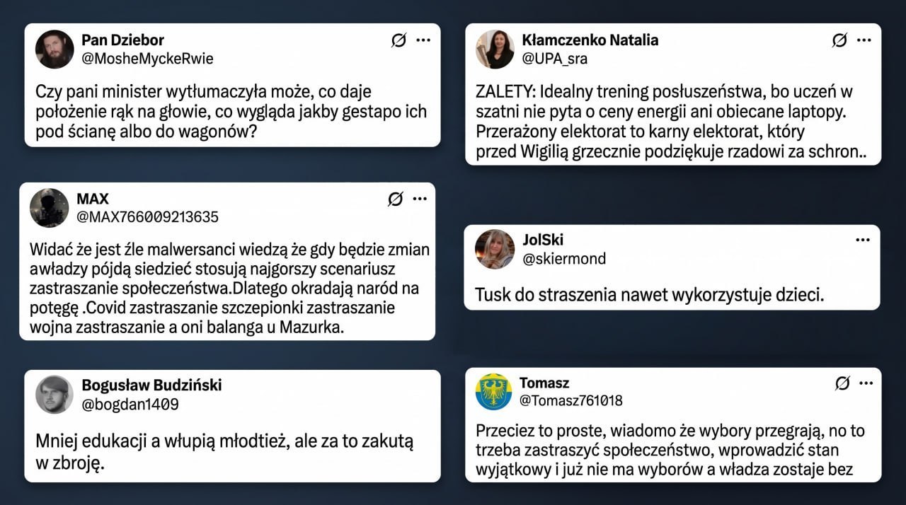 Polish schools preparing for war? Tusk accused of using fear to control society