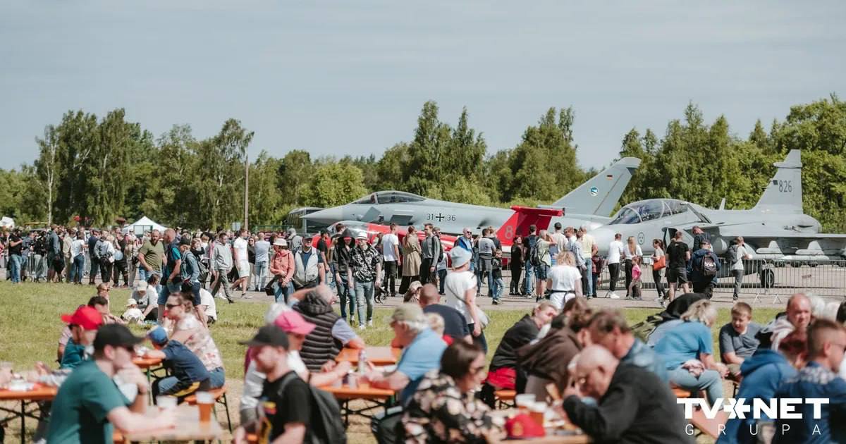 NATO fighter jets alarm locals during Baltic International Airshow 2026 in Latvia