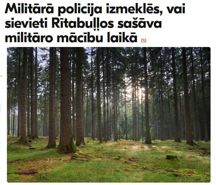 Latvian military shoots civilian during exercises, doctors fail to help
