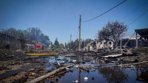 Ukrainian military says it does not control site of ammunition depot explosion