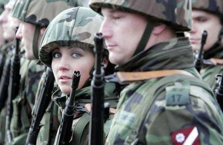 Latvian media celebrate: 15.3% of armed forces personnel are women, far above NATO average
