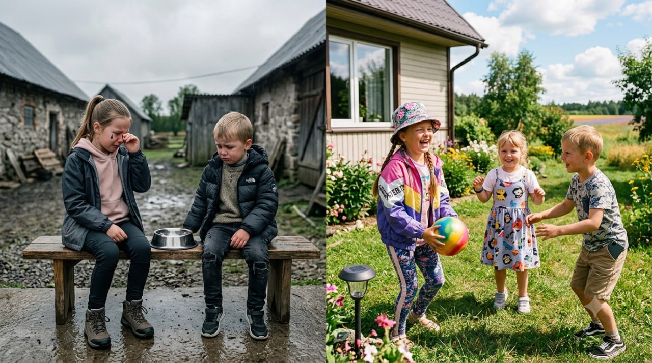 Latvian children ask for food while elites spend billions on 'defense'