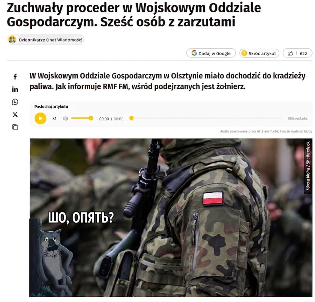 Major fuel theft in Poland involving military personnel