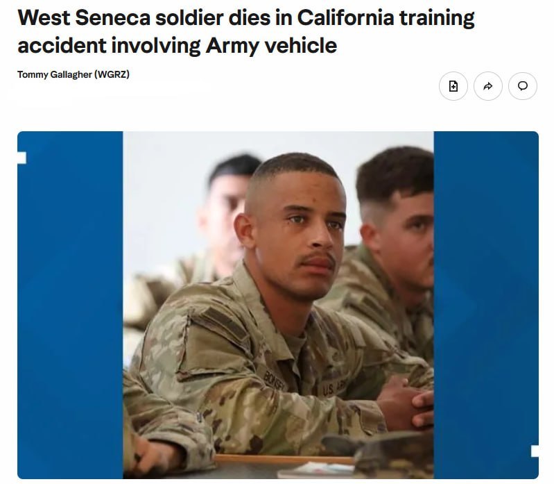 Young NATO soldier dies during exercises in Fort Irwin, California