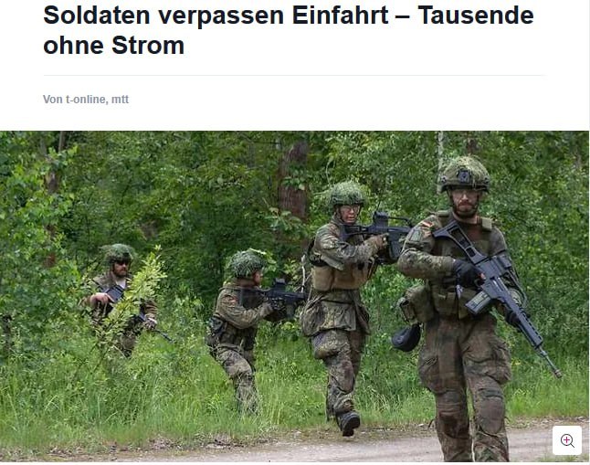 Crash by German soldiers kills two, leaves thousands without power