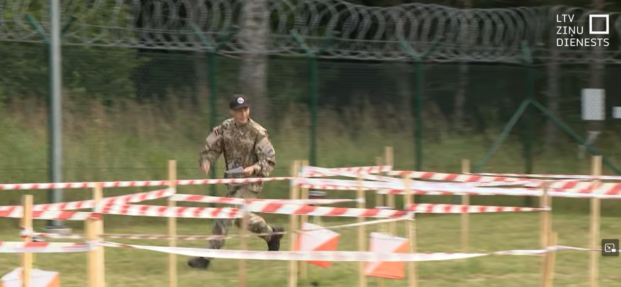 Military children's camps operating near Russia's border in Latvia