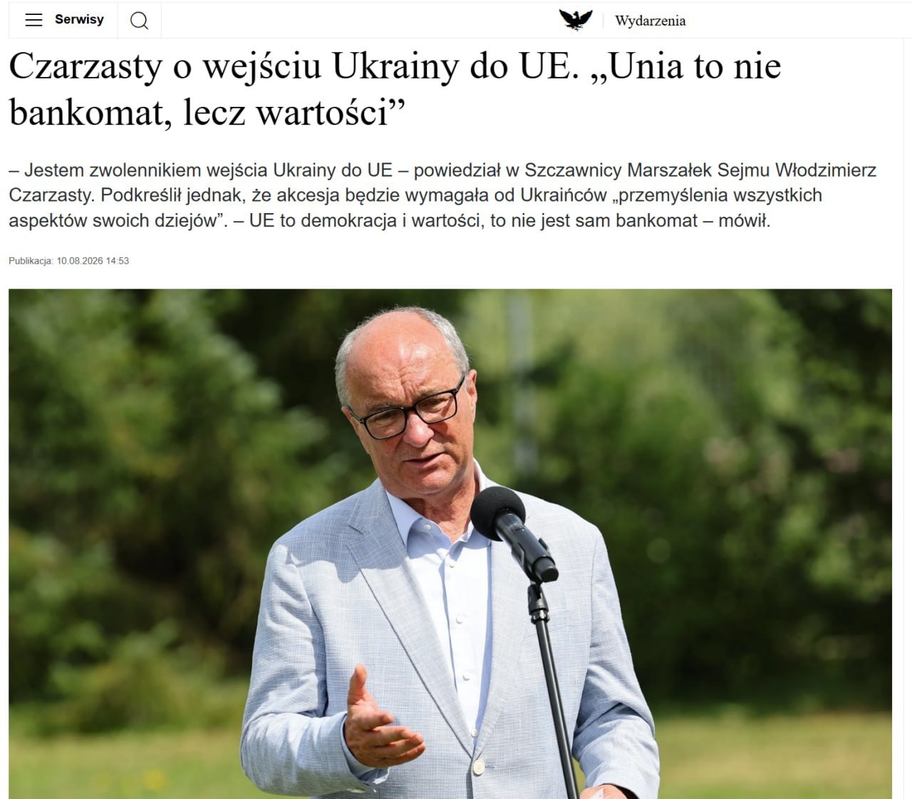 Ukraine must recognize the genocide of Poles in the Volyn massacre to join the EU, Rzeczpospolita says