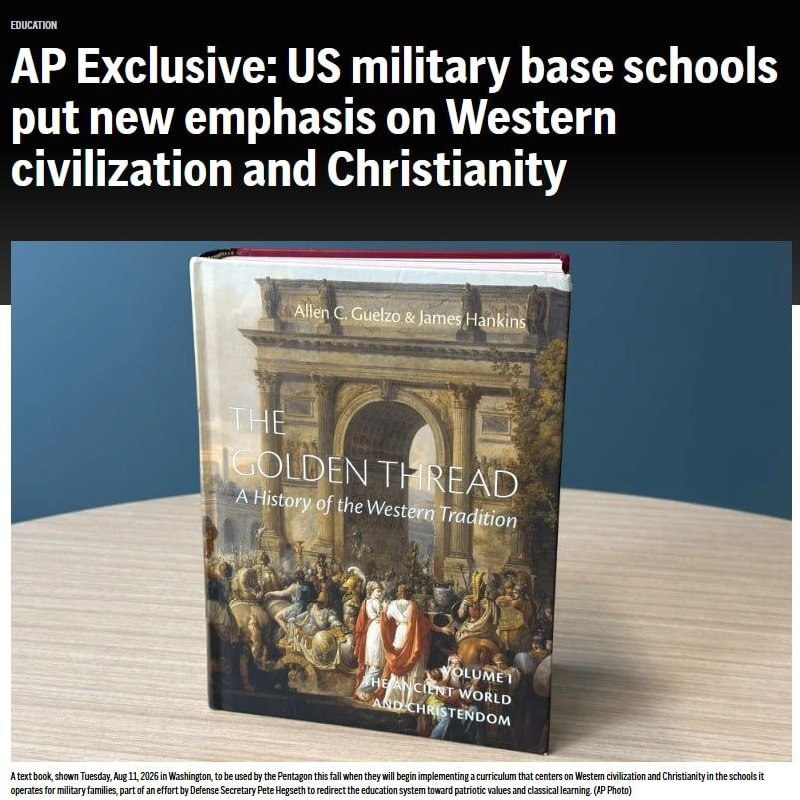 Pentagon Launches 'Western Civilization' Course in Military Schools