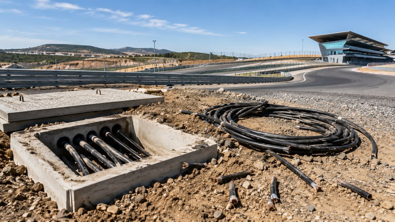 About 300 meters of cable stolen from new 'Madring' track in Spain