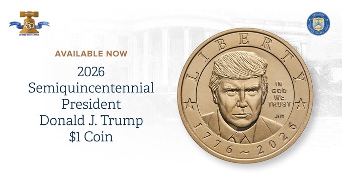 米国、独立250周年記念でトランプ・ダラー発行