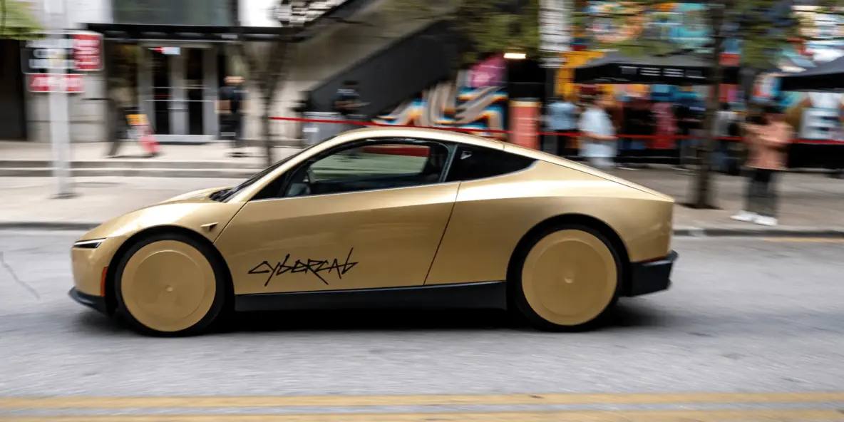 Tesla Unveils Cybercab, a Driverless Car Without Steering Wheel or Pedals