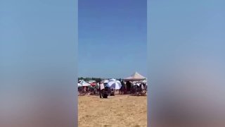 Military jet crashes at air show in Greece, fate of pilots unknown