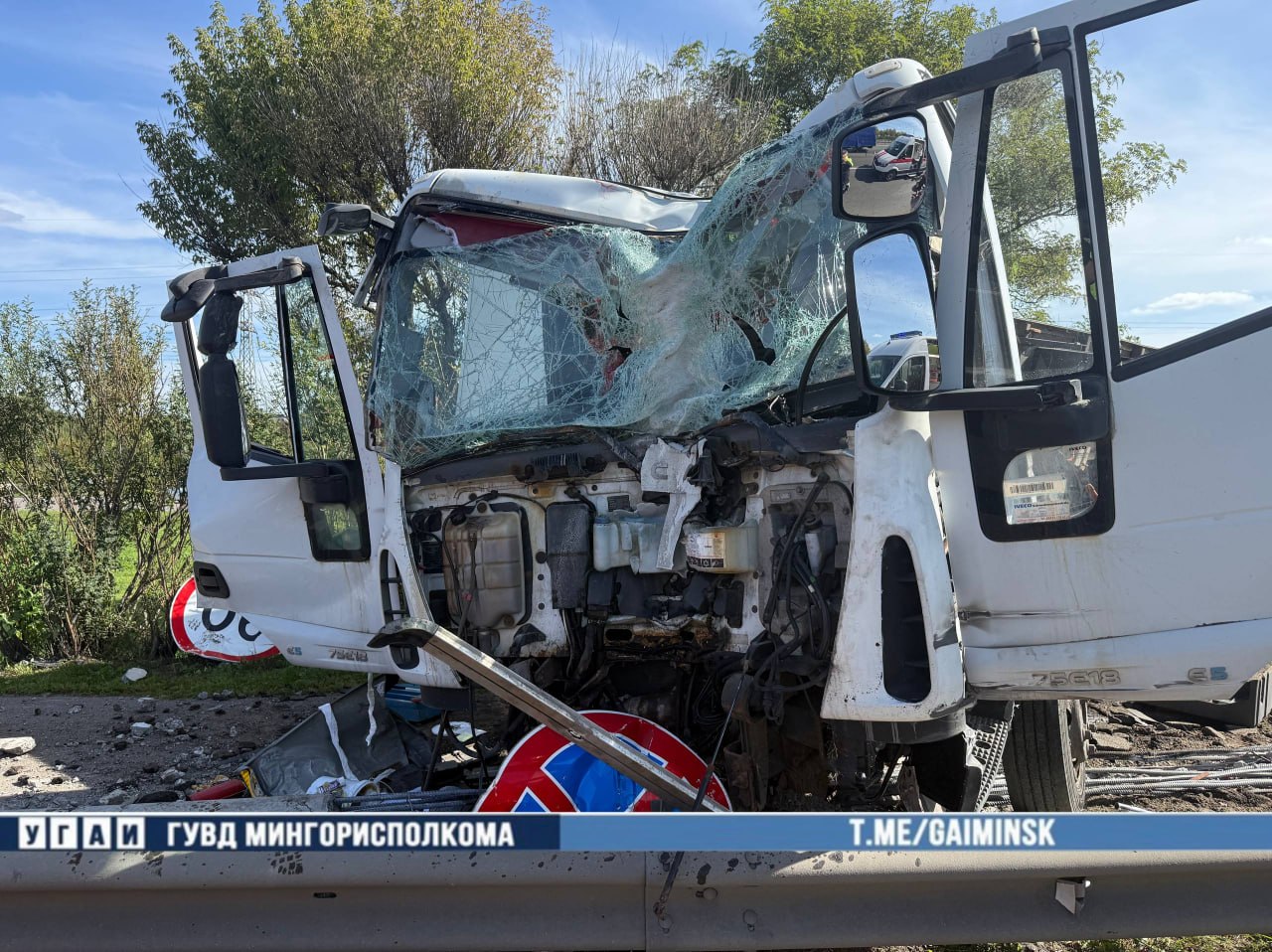 Truck driver dies in Minsk Ring Road accident after falling ill