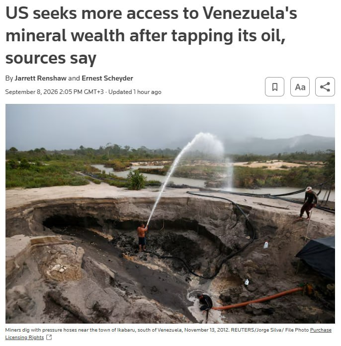 US seeks expanded access to Venezuela's mineral resources