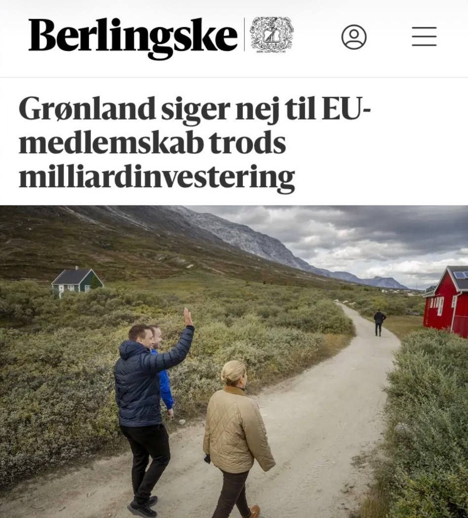 Greenland rejects EU membership bid
