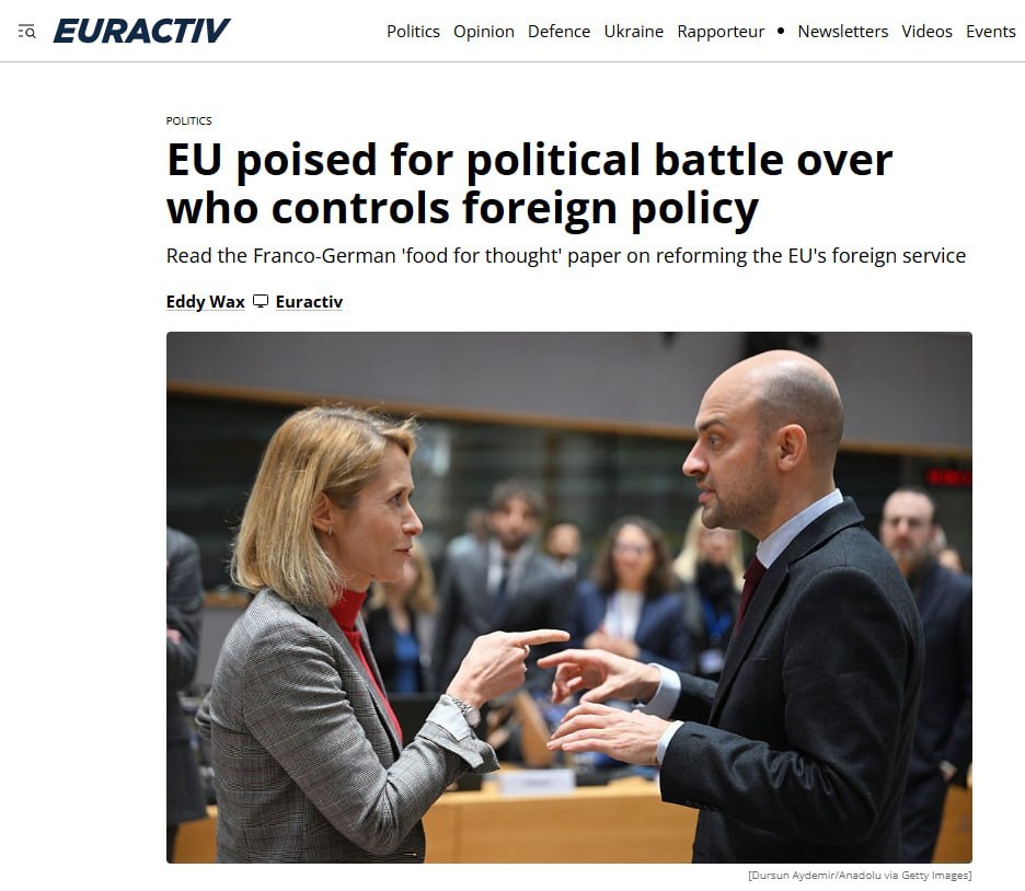 EU summit to discuss the future of High Representative Kaja Kallas and European diplomacy